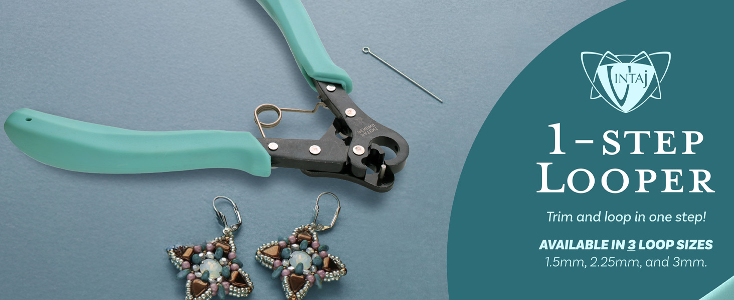 The Beadsmith 1-Step Looper allows you to trim and create perfect consistent loops.