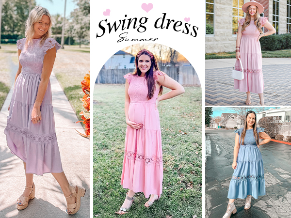 スーツ・フォーマル・ドレス UPPER EMBROIDERY FLARE DRESS POTTERY SHORT BELL SLEEVE FLARE