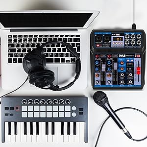 Professional Wireless DJ Audio Mixer