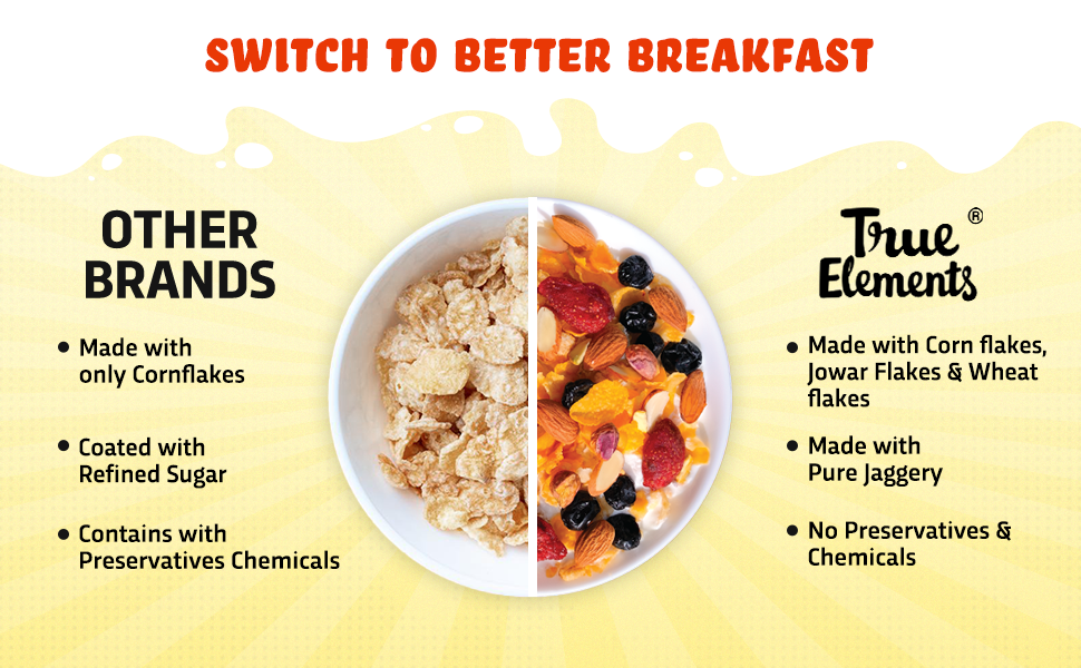 Buy True Elements Corn Flakes Pro Millet Crunch Buy One Get One FREE