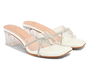 Stylish heels, Comfortable heels, Open toe heels, Fashion footwear, Heels for women, Casual heels