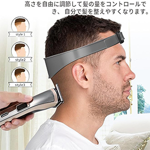 Amazon.co.jp: DELUXEFOX シリコン散髪ベルト セルフカット