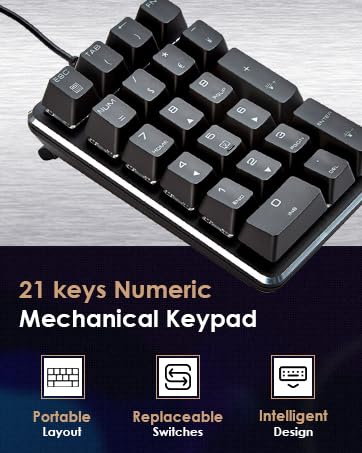 21 keys numpad