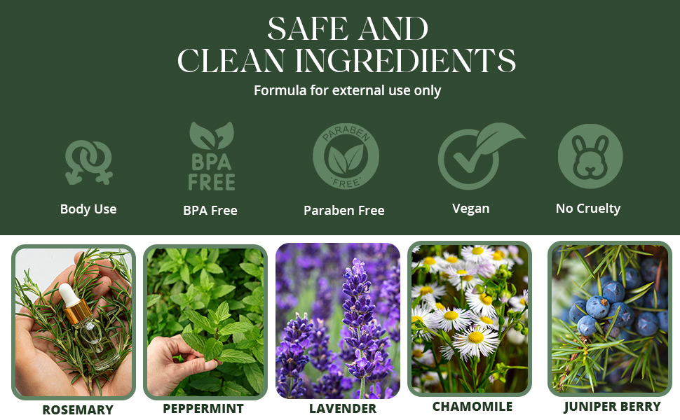 Safe and clean ingredients