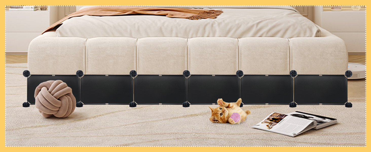 block under bed from dog cat under bed blocker