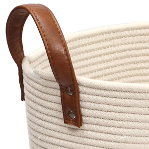 dog toy box with leather handle