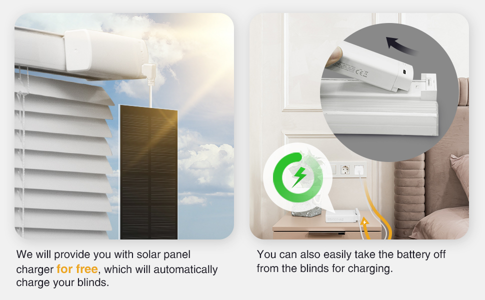 Motorized Blinds Smart Blinds with Remote Control Window