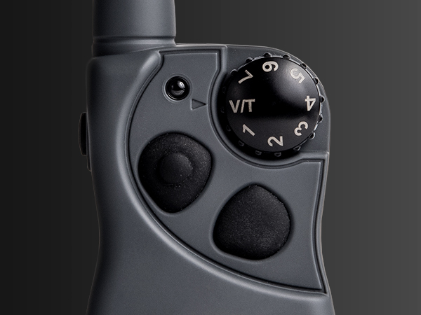 Close up of transmitter dials