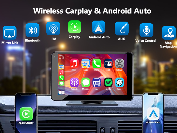 ANDROID - rinco Amazon.com: Qulokar 7 Inch Portable Touch Screen Car Stereo