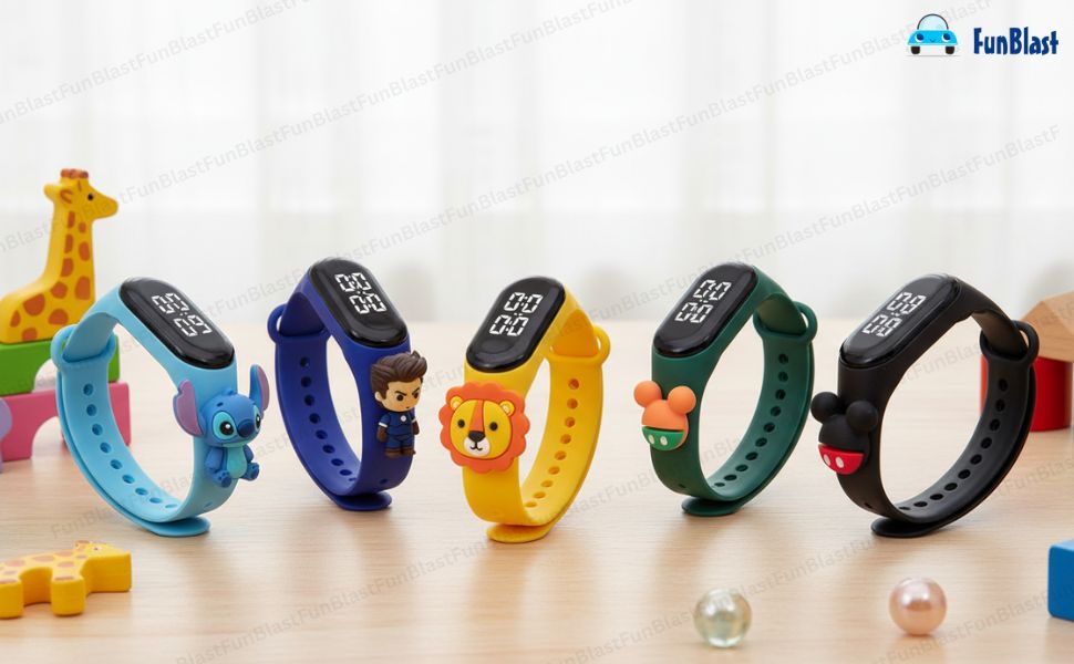 band watch for kids for school with day time and date, digital wrist band for kids, gift for kids
