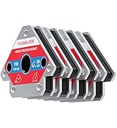 YESWELDER 50 LB Welding Magnet-4 Pieces of Magnetic Welding Holder 50 LBS Holding Power Welding A...