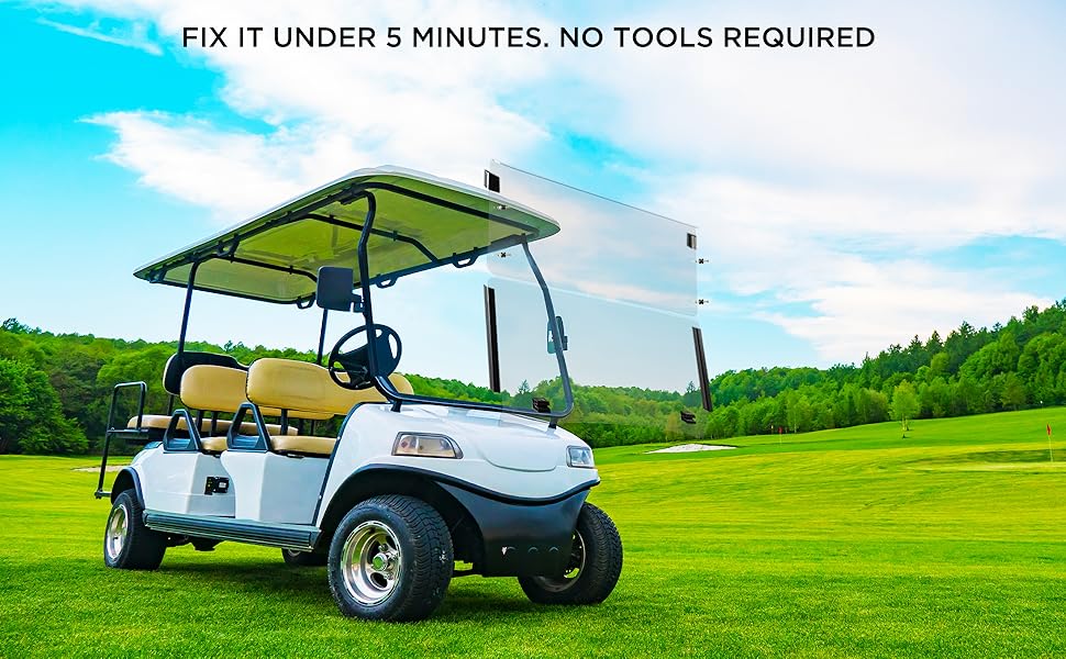 Golf Cart Windshield Fits EZGO Golf Cart Windshield EZGO