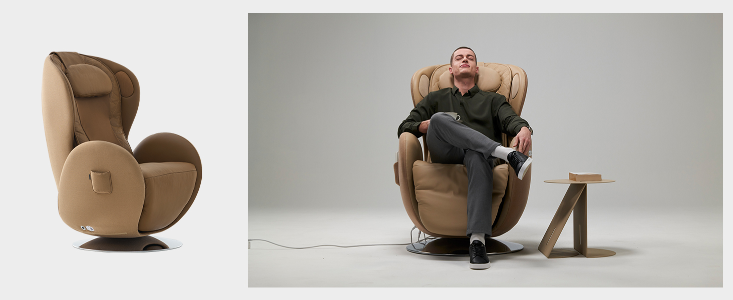 Nouhaus Luna Heated Massage Chair,Full Body Massaging Zero