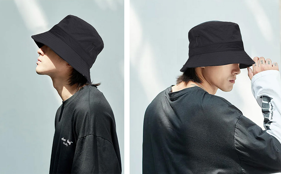 Amazon | [Laquest] バケットハット ポリエステル 春 夏 秋 （最大64cm