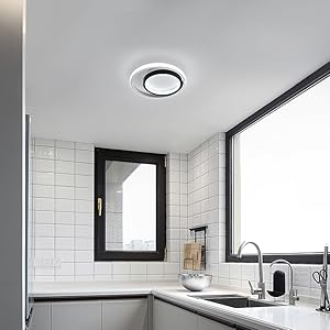 Plafonnier Led 33W 3300lm, Lampe De Plafond Rond Moderne, Luminaire Plafonnier 6000K Lumière Blanche Froide, Pour Cuisine, Salon, Chambre, Salle à Manger 13 3
