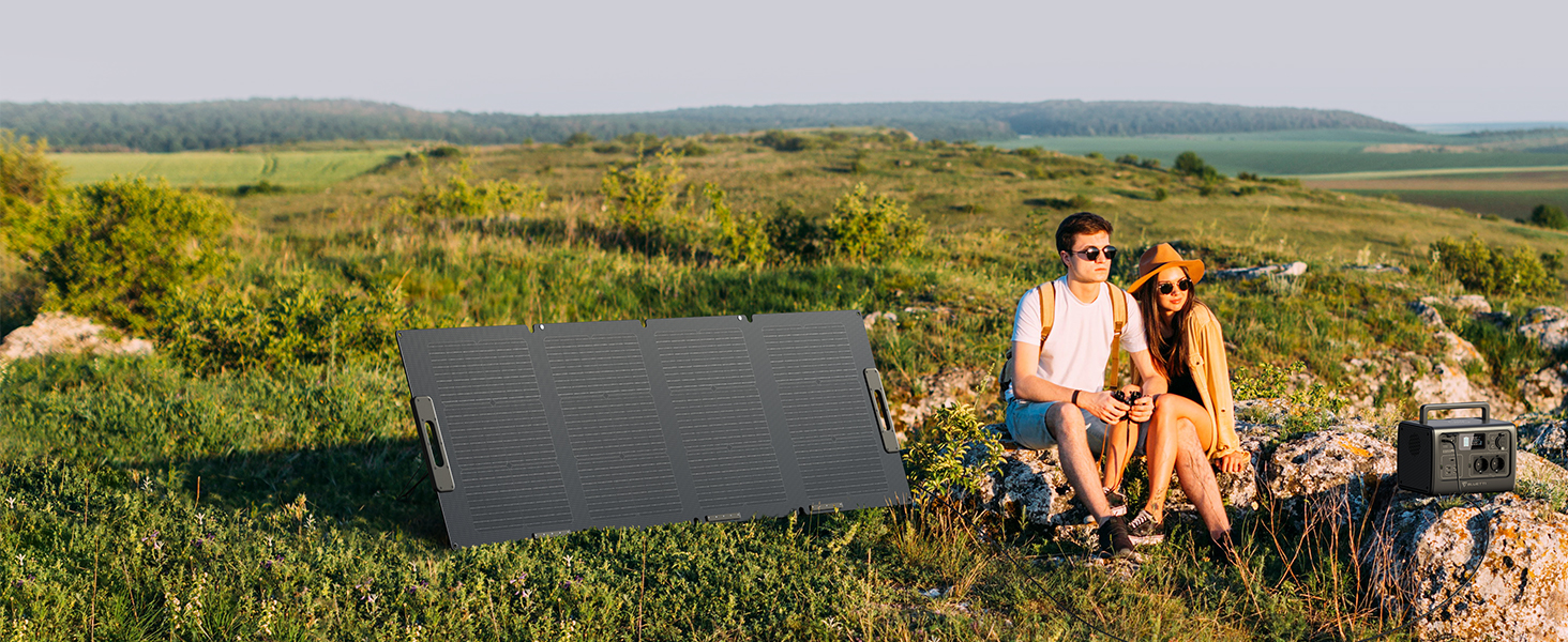 BLUETTI Panneau Solaire PV120S, Panneau Solaire 120W pour Centrales