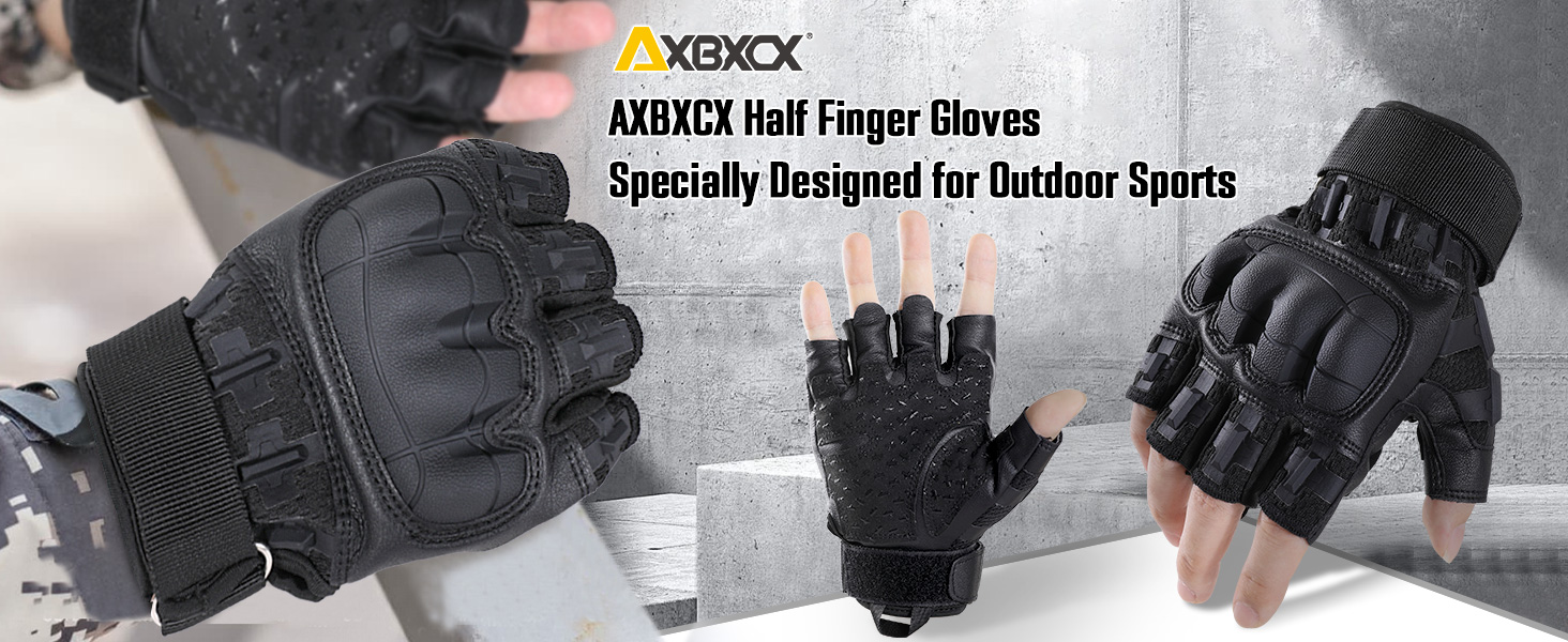 Fingerless Tactical Gloves for Men