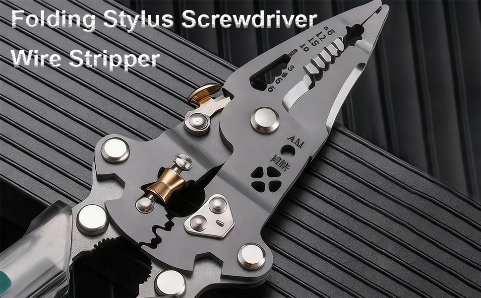 folding stylus screwdriver wire stripper