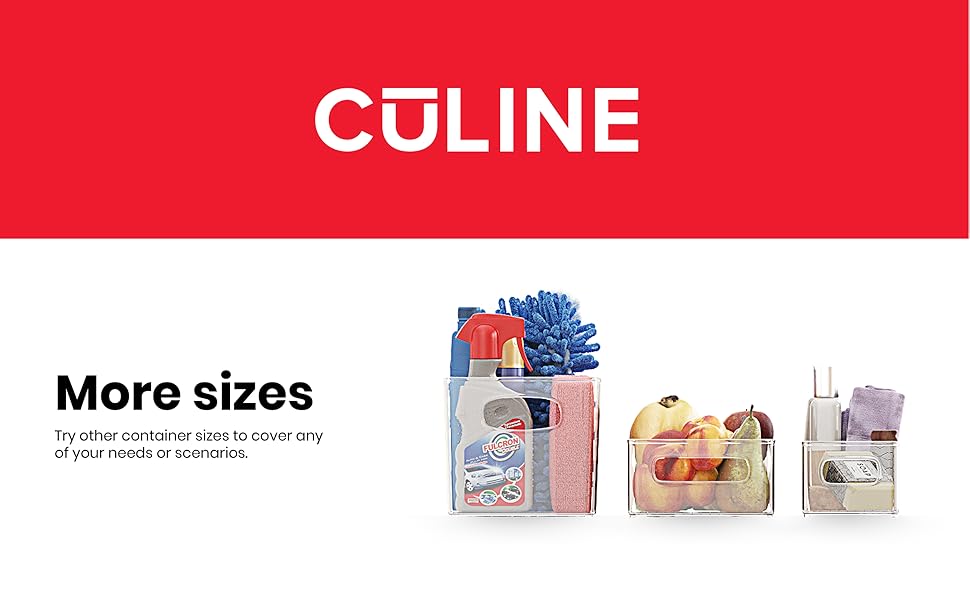 Clear Pantry Organization and Stackable Food Storage Bin