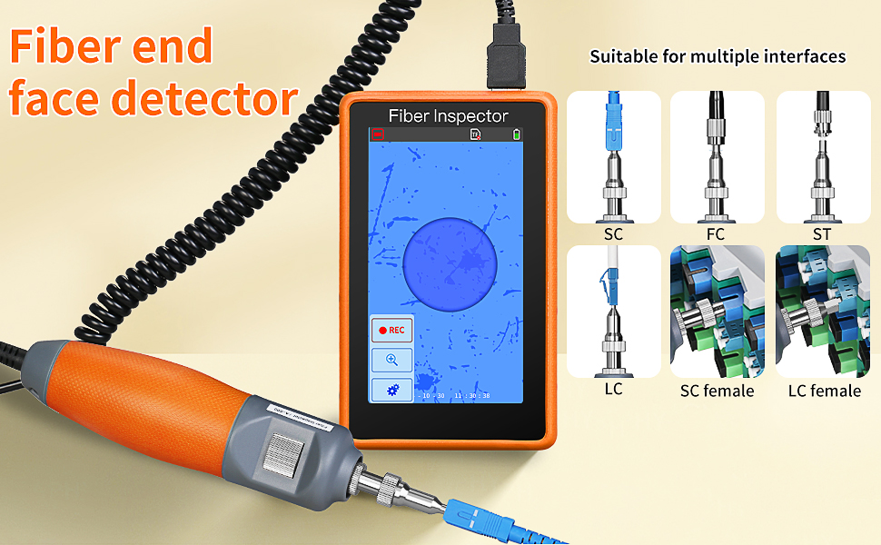 Fiber optic inspector