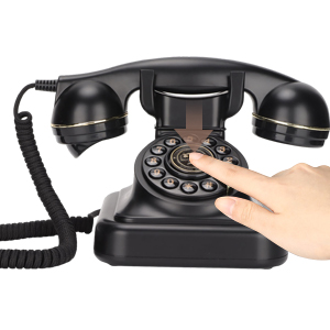 Antikes Telefon Vintage-Festnetztelefon für Zuhause Büro Altmodisches Festnetz-Retro-Festnetztelefon