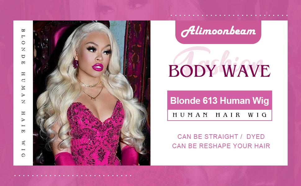 613 lace front wig human hair