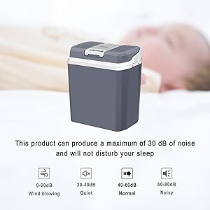 WOLTU Mini Frigo Bar Portatile Auto Ufficio Frigorifero Piccolo Caldo Freddo 12V 18 213123