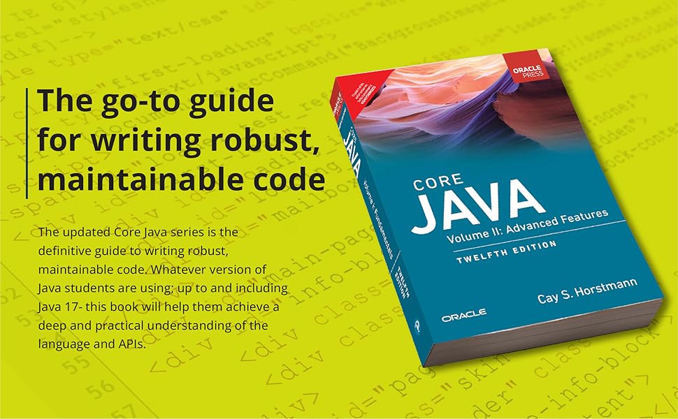 Buy Core Java Volume II - Advanced Features, 12th Edition - Pearson ...