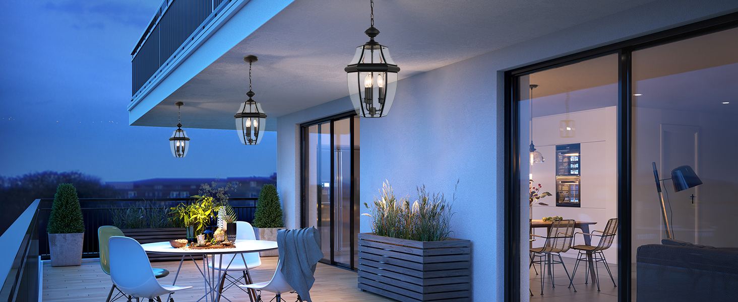 Large Outdoor Pendant Light Fixture