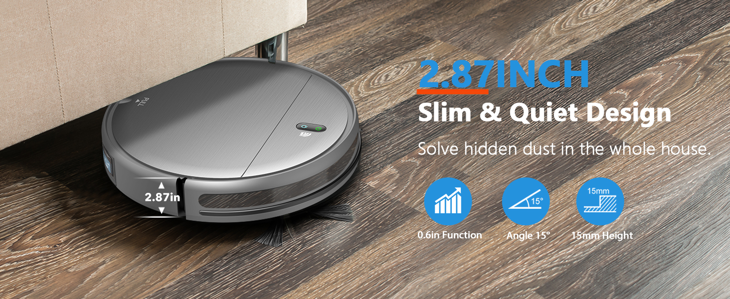 MAMNV Robot Vacuum and Mop Combo, WiFi/App/Alexa, Robotic