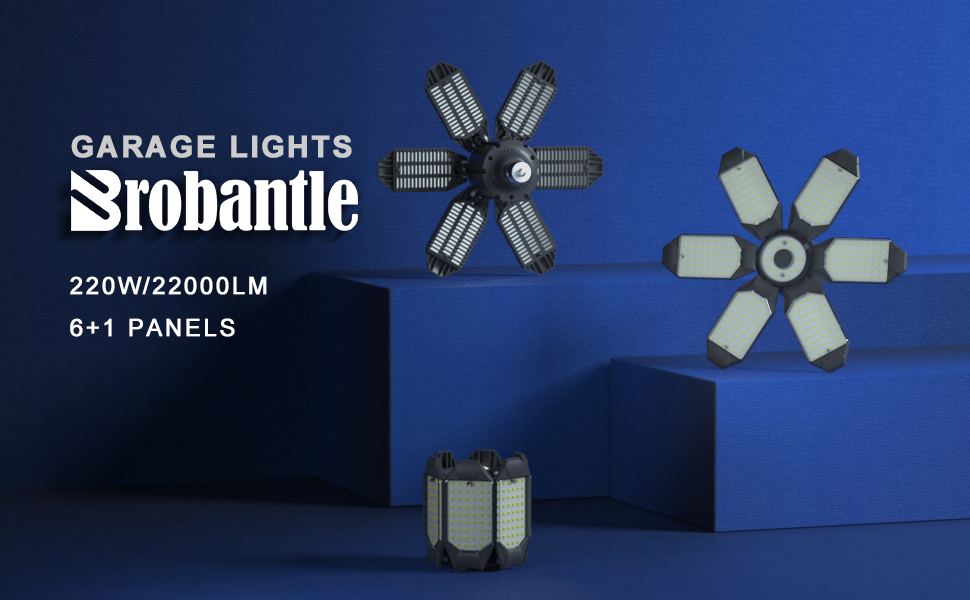 Brobantle 8 Pack Garage Lights LED Garage Lights 220W Garage Light