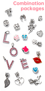 20pcs Bracelet Metal Beads