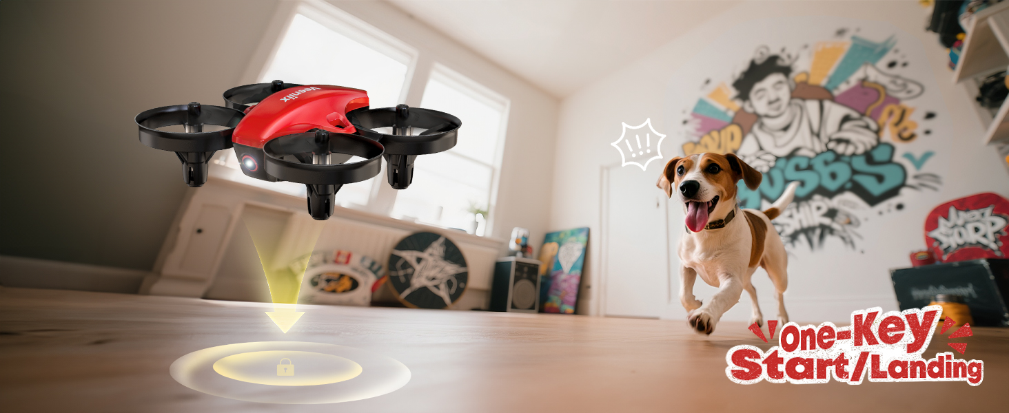 V995-red Mini drone for kids