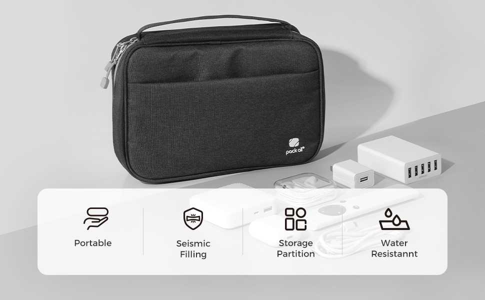 pack all Electronic Organizer Plus, Larger Capcity Cable