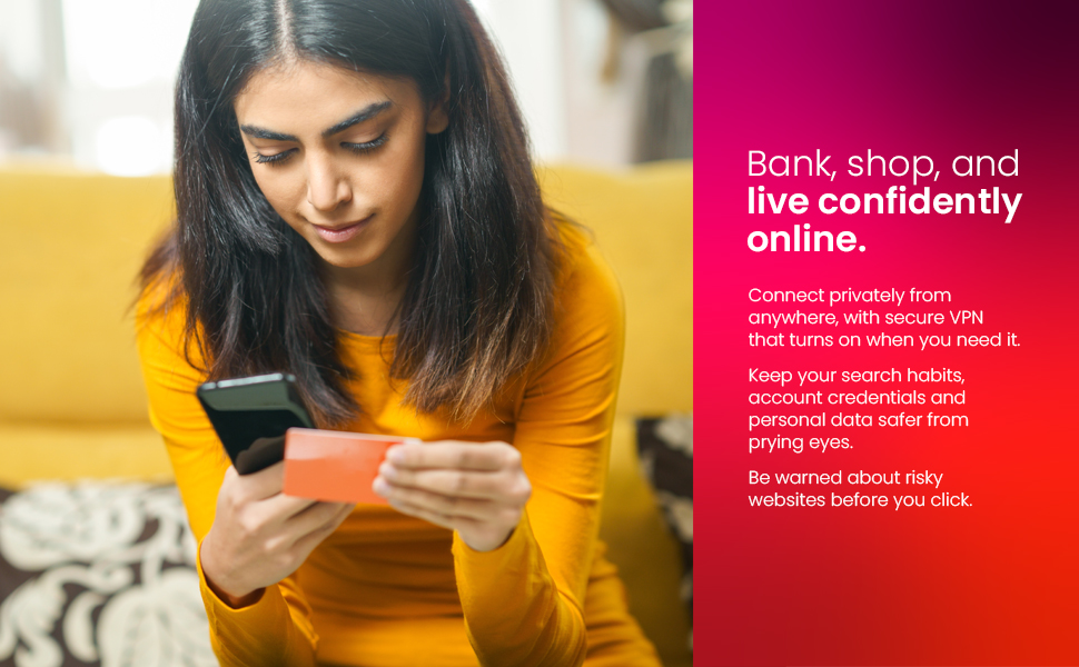 Bank, shop and live confidently online