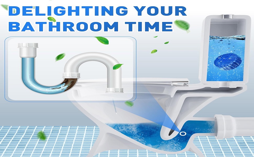 Tablets, Blue,Individually Wrappedtoiletbowl cleanertoilet tank cleaner powerful cleaning ball