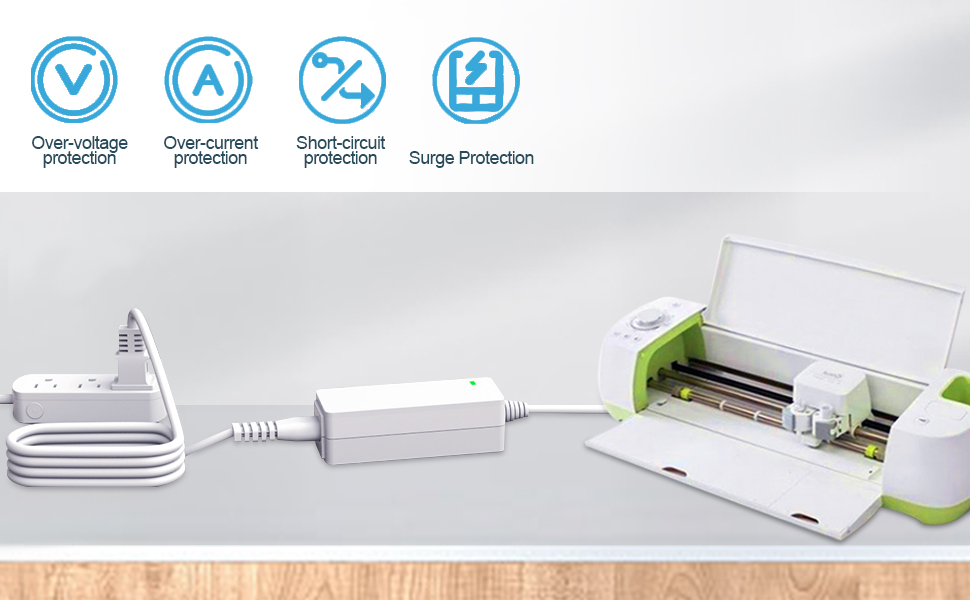 DC24V Charger Fits Power Cord Compatible with Cricut Maker