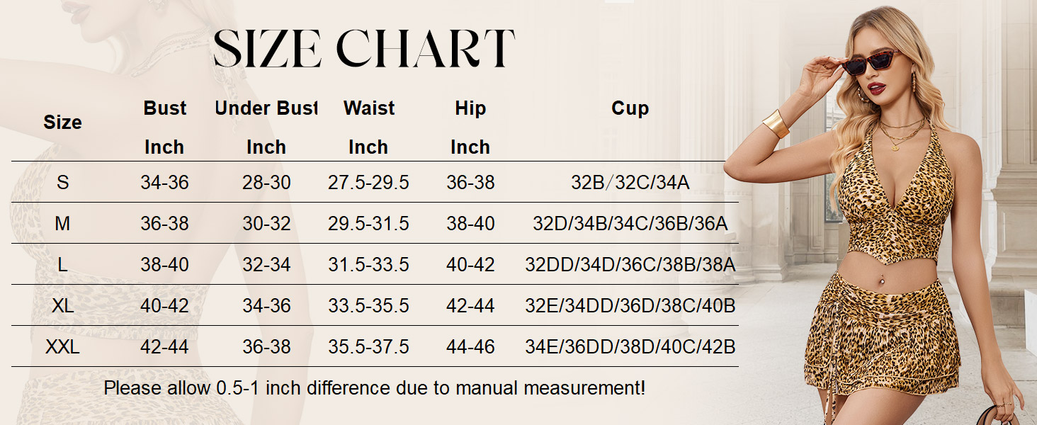 Y2K Skirt Sets for Women Summer Going Out Halter Crop Top Mini Skirt Concert Rave Travel Outfits