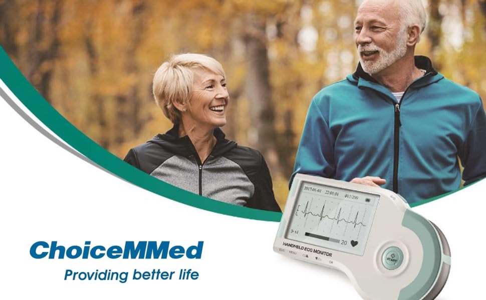 ChoiceMMed Handheld ECG Monitor MD100B Amazon.sg Electronics
