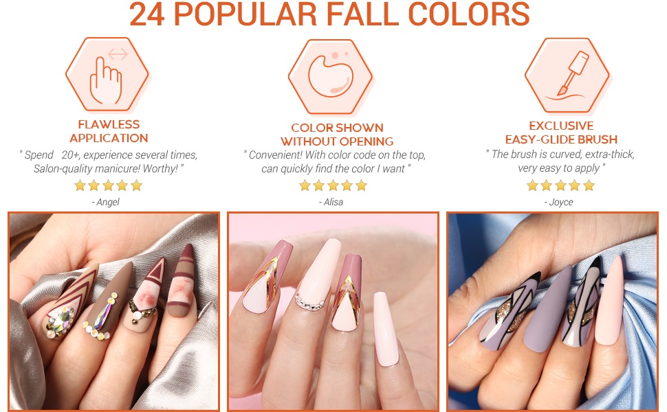 fall color nail polish