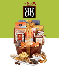 broadway basketeers pretzels , popcorn , gourmet candy, certified kosher gourmet food gift