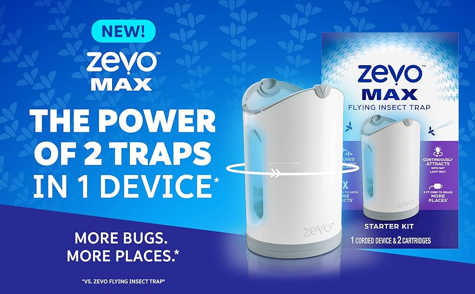 Amazon com : Zevo MAX Flying Insect Trap   Zevo Flying Insect Trap Fly Amazon com : Zevo MAX Flying Insect Trap   Zevo Flying Insect Trap Fly