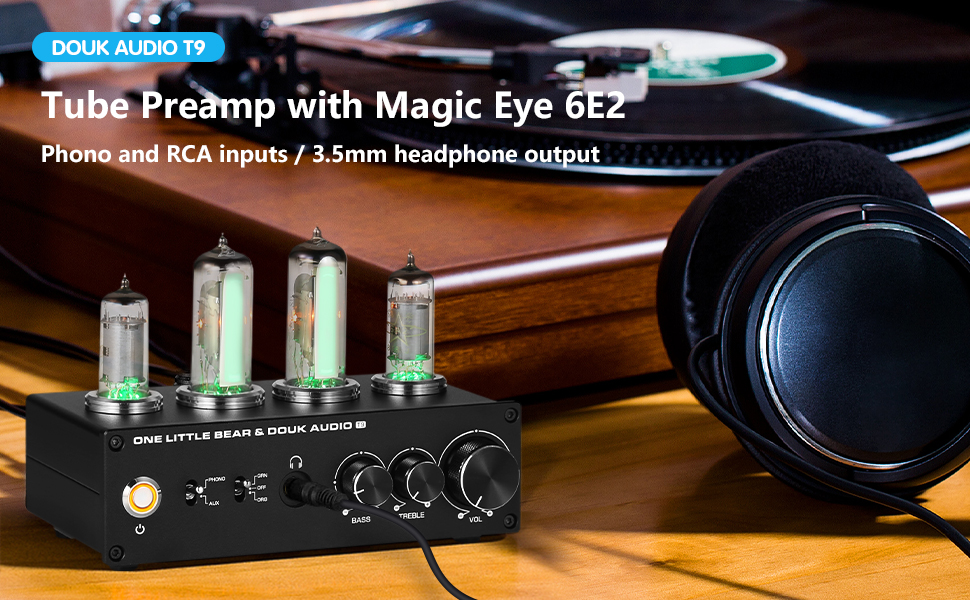 Douk Audio T9 Vacuum Tube Phono Preamp