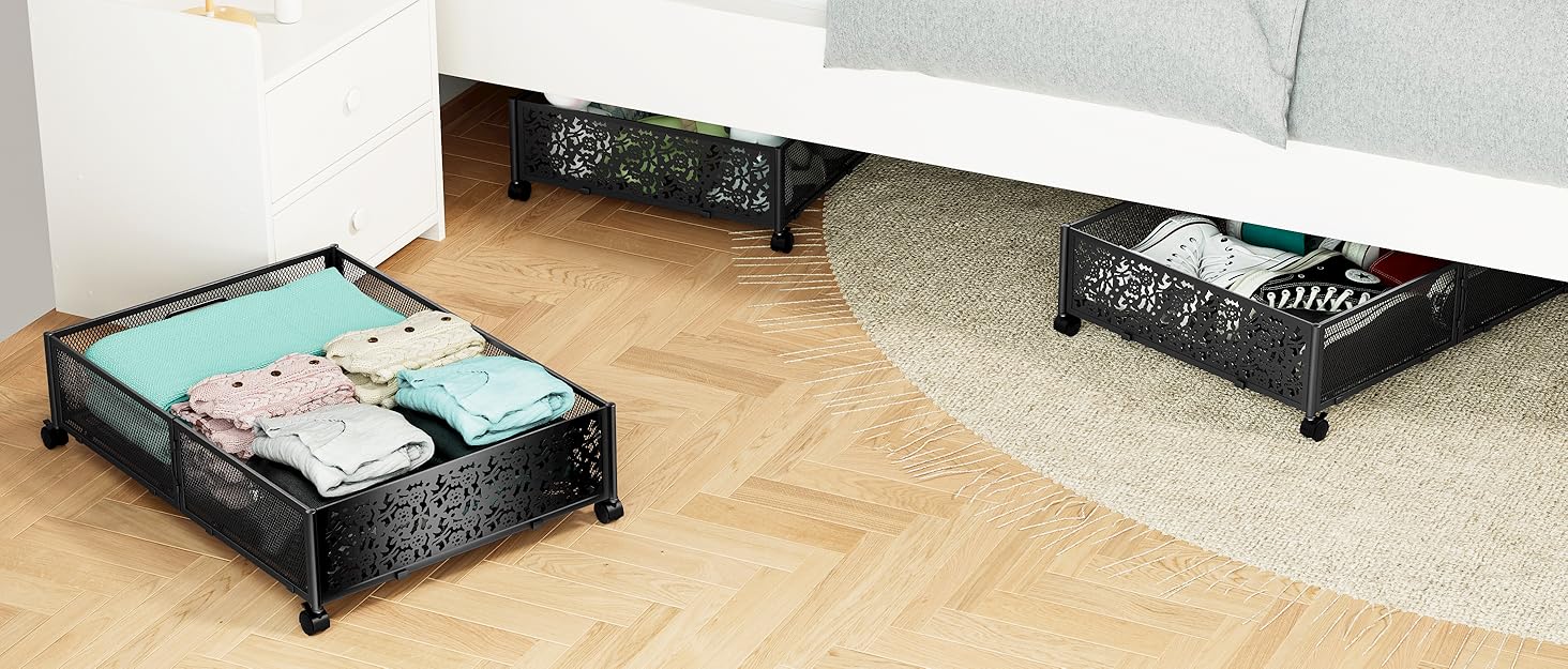 Under Bed Storage, Rolling Underbed Storage Containers with