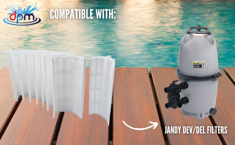 DPM Swimming Pool DE Filter Replacement Grid for Jandy