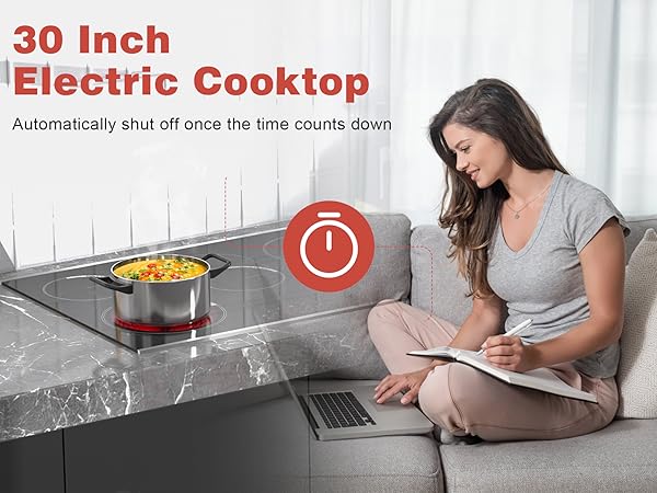 30 inch electric cooktop
