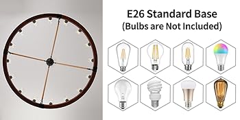 Wooden Wagon Wheel Chandelier