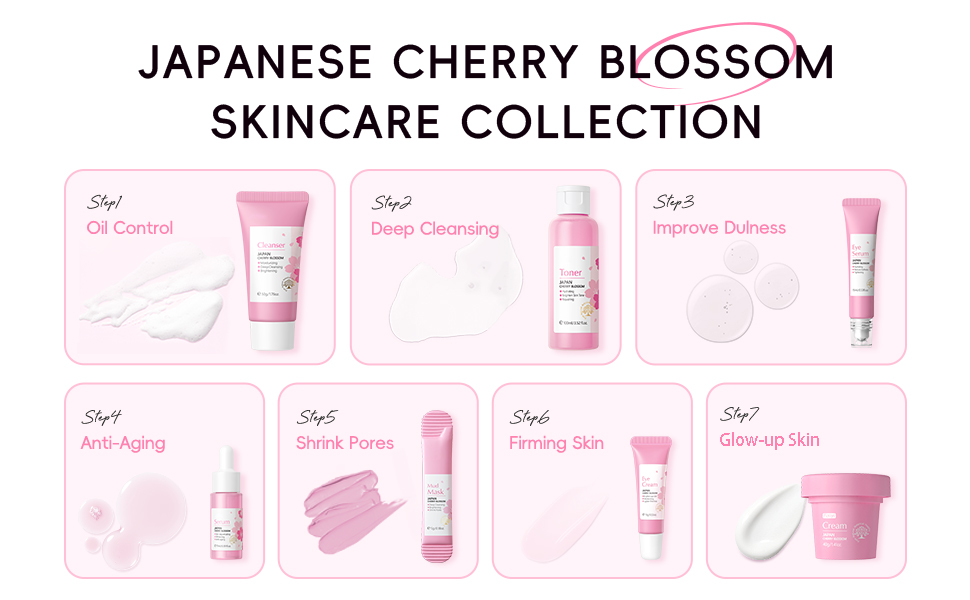 skincare skin care set skin care for teens 10-12 japanese skin care set sakura kit for teen girls