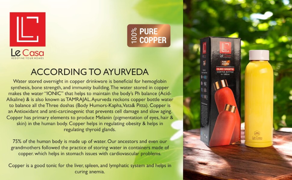 Copper Water Bottle