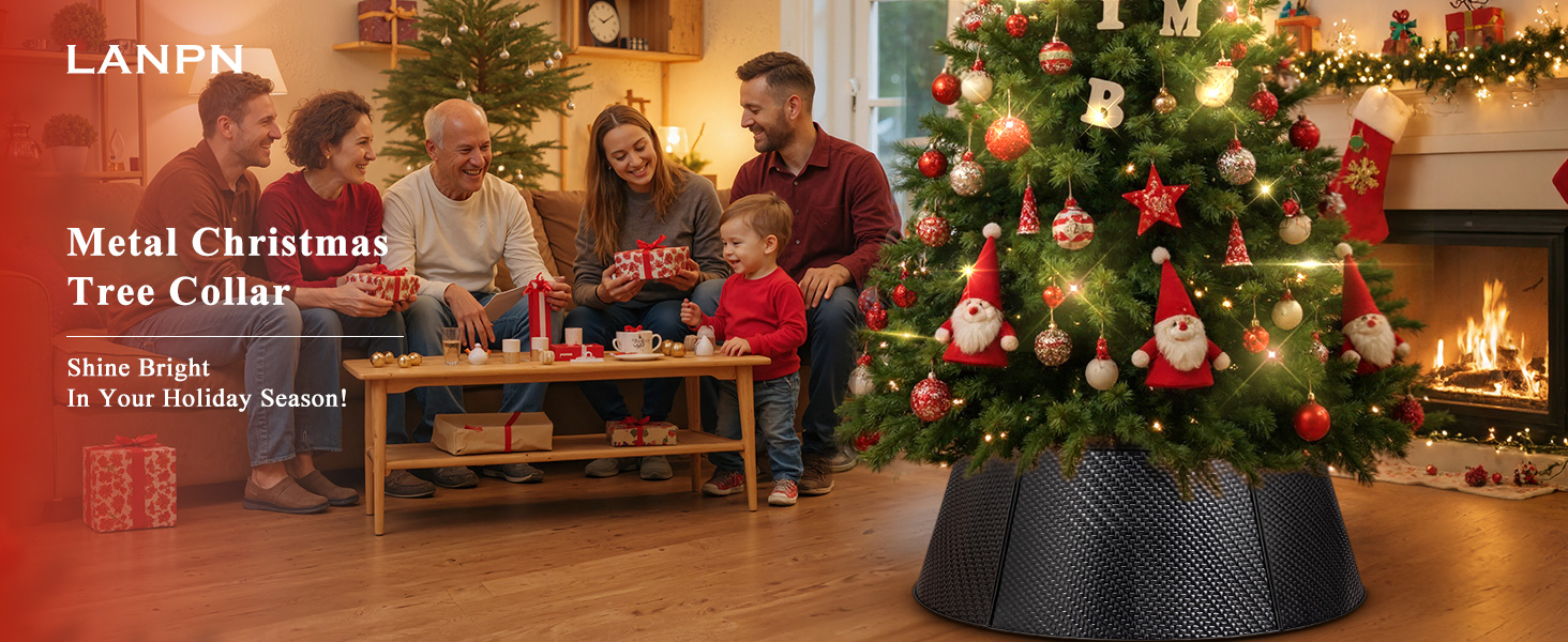 Metal Christmas Tree Collar